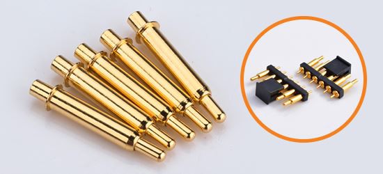 Spring-loaded pogo pin connector Spring-loaded pogo pin connector