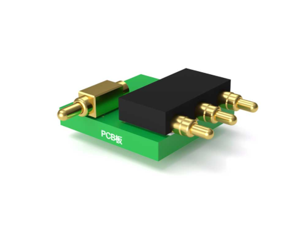SideDesign 3-pin Gold-plated Pogo Pin Connector SideDesign 3-pin Gold-plated Pogo Pin Connector