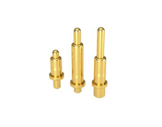 Pogo Pin retràctil amb molla xapada en or