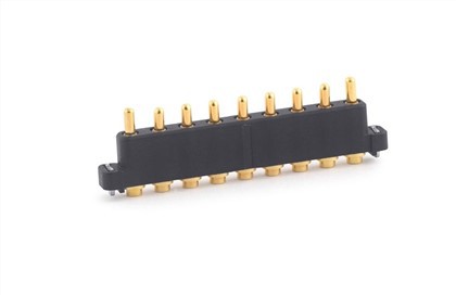 Connector pogo pin carregat de molla de 9 pins