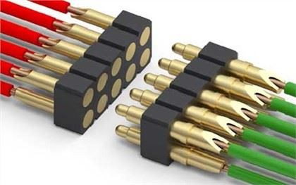 Connector de pin Pogo amb molla de soldadura