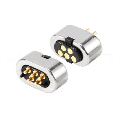 Connector magnètic Pogo Pin xapat en or
