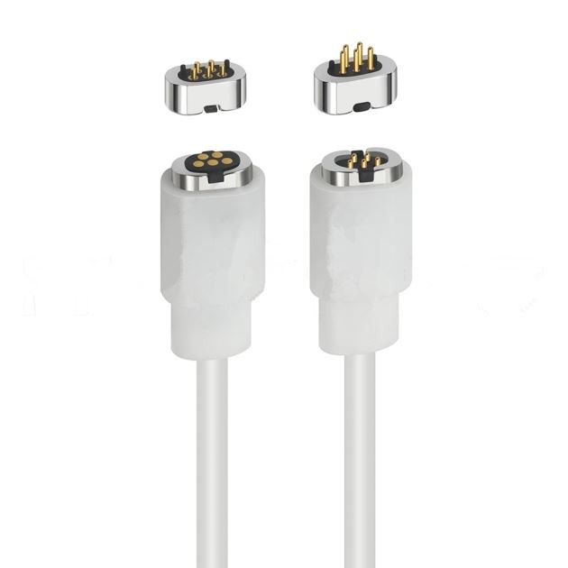 Connector magnètic de 5 pins Cable de càrrega Pogo Pin