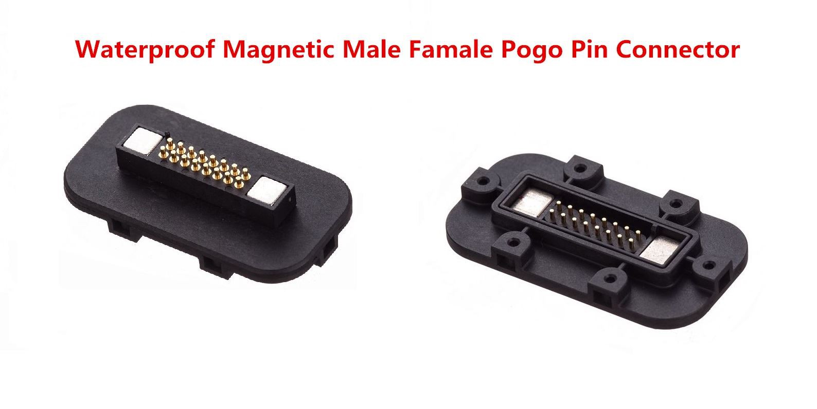 Disseny impermeable Pogo Pin connector masculí i femella