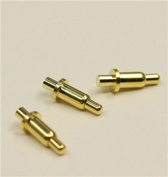 Pin de pogo amb bany d'or