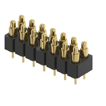 Connector Pogo Pin Mascle i Femella de 14 pins