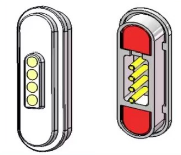 El connector de càrrega magnètica de 4 pins